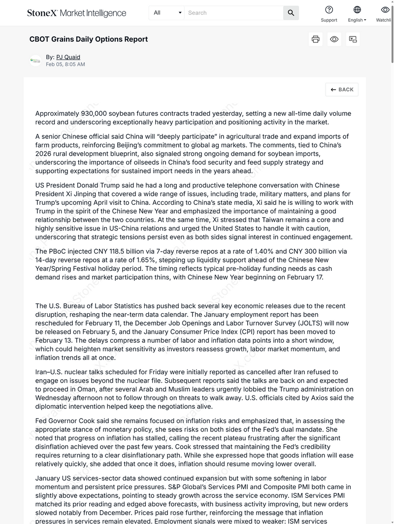 CBOT Agricultural Options Report Subscription featuring daily analysis of soybean futures, market volume records, and international trade dynamics. Market Reports Subscriptions. Expert insights and exclusive market analysis.