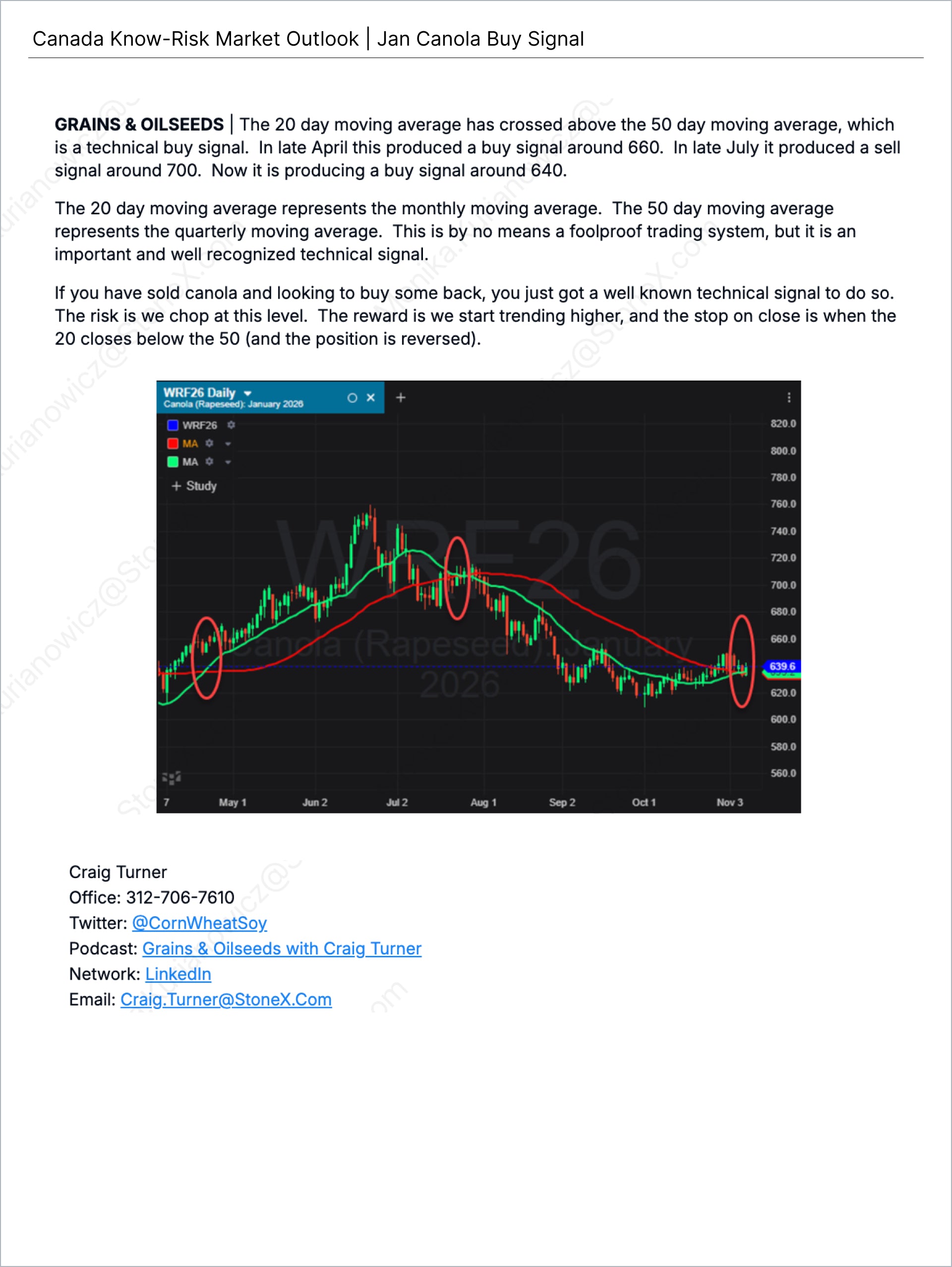 Grains Canada - Market Reports Subscription