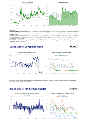 Grains China - Market Reports Subscription featuring detailed charts on China stock indices, consumer confidence trends, and foreign direct investment flows with expert insights and exclusive market analysis for Market Reports Subscriptions. - report example 17