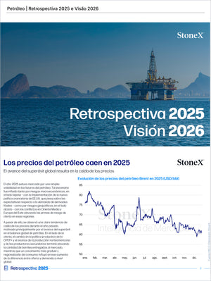 Page from Combustibles Premium - Brasil showing oil price trends with a 2025 retrospective and 2026 outlook, featuring Brent crude price forecasts and expert analysis, part of Market Reports Subscriptions with expert insights and exclusive market analysis. - report example 14