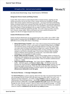 Energy Premium - Market Reports Subscription featuring expert analysis on geopolitical risks impacting oil supplies, including infrastructure threats, strategic chokepoints, and broader market implications with Market Reports Subscriptions providing expert insights and exclusive market analysis. - report example 25