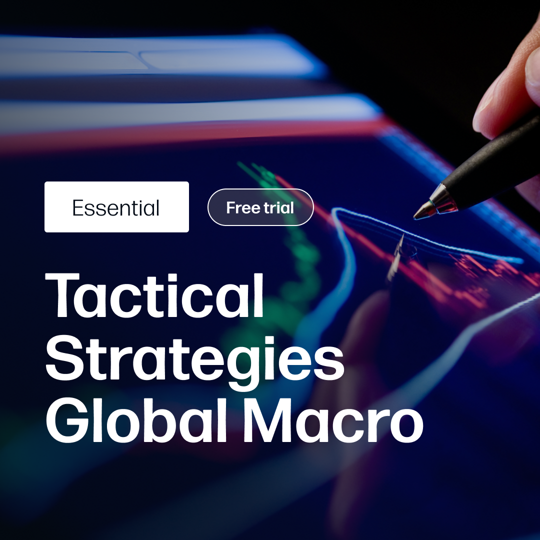 Close-up of a hand using a stylus to analyze colorful line charts on a digital screen, representing market data and strategic insights for Tactical Strategies Essential: Global Macro - Market Reports Subscription.